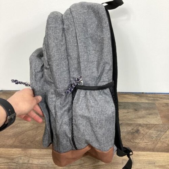 JanSport Cool Student Grey Letterman Poly One Size Backpack - Picture 6 of 12